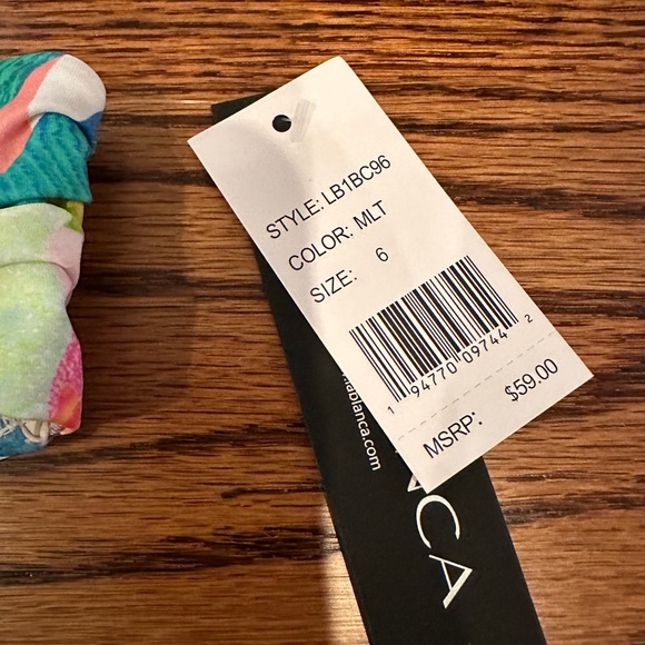 BNWT La Blanca bikini.  Size 6 - Picture 4 of 6